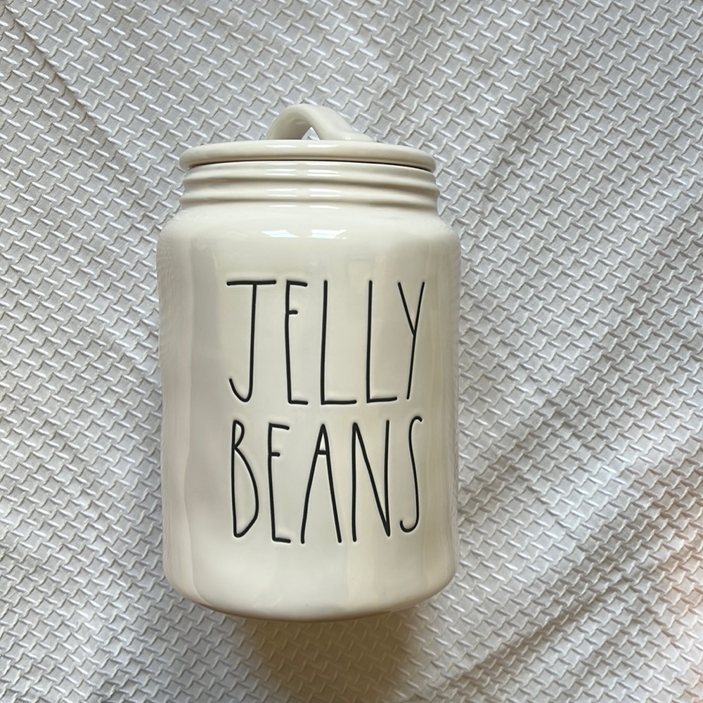 Rae Dunn Jelly Beans jar